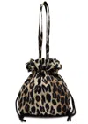 Damson Madder Leopard-print Shell Top Handle Bag In Leopard