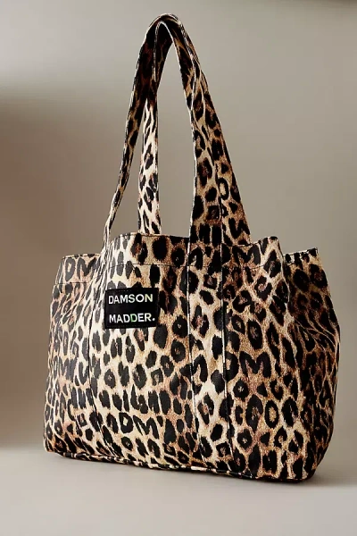 Damson Madder Leopard Tote Bag
