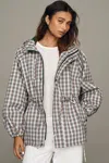 Damson Madder Womens Multi Liu Check-pattern Woven Raincoat In Multi