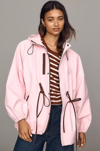 Damson Madder Liu Raincoat Jacket In Pink