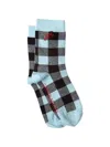 Damson Madder Logo-embroidered Socks In Multi