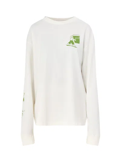 Damson Madder Matcha Moments Long Sleeve Tee In Sand