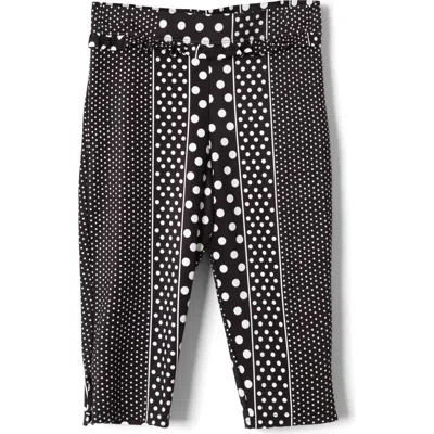 Damson Madder Mixed Print Capri Pants In Multi