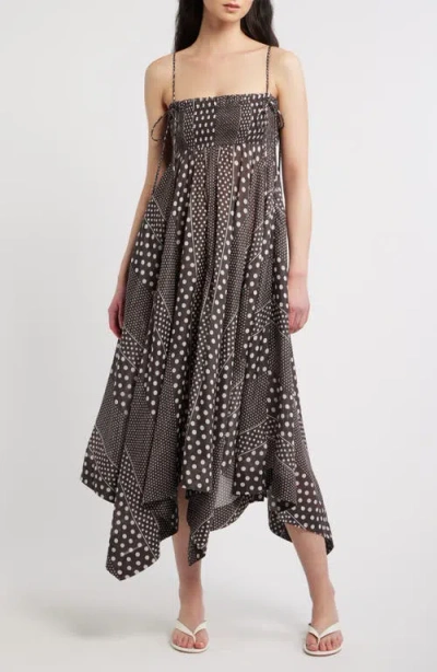 Damson Madder Nani Handkerchief Hem Sundress In Brown