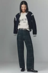 Damson Madder Neve High-rise Straight-leg Jeans Pants In Blue