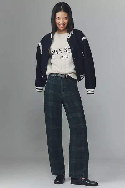 Damson Madder Neve High-rise Straight-leg Jeans Pants In Blue