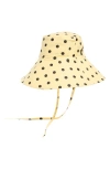 Damson Madder Organic Cotton Sun Hat In Yellow