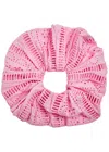 DAMSON MADDER OVERSIZED BRODERIE ANGLAISE COTTON SCRUNCHIE