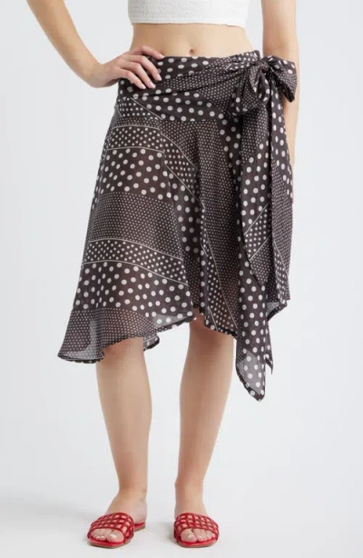 Damson Madder Parker Sash Skirt In Brown