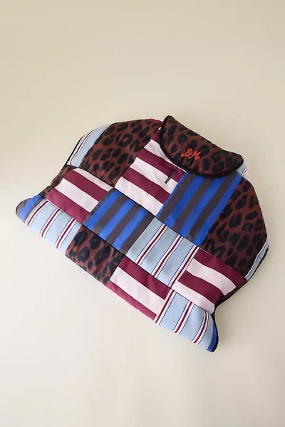 Damson Madder Patchwork Dog Coat In Multi