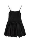 Damson Madder Penelope Broderie Anglaise Cotton Mini Dress In Black