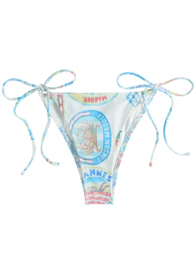 Damson Madder Printed Bikini Briefs In Multicoloured