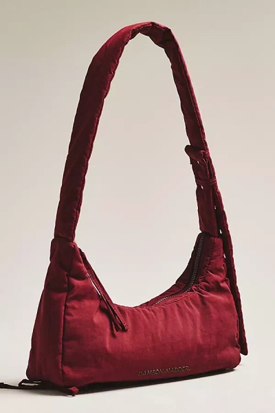 Damson Madder Puffy Saz Shoulder Bag In Red