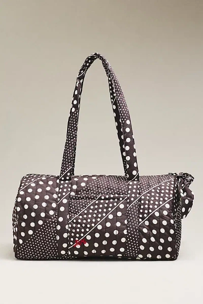 Damson Madder Quilted Weekender Duffle Bag In Red