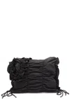 Damson Madder Riched Shell Shoulder Bag In Black