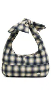 Damson Madder Roo Check Tie Shoulder Bag Multi In Multi
