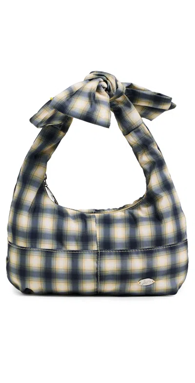 Damson Madder Roo Check Tie Shoulder Bag Multi