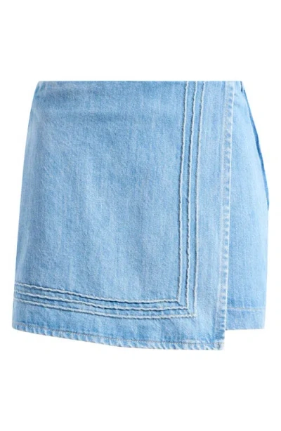 Damson Madder Rory Denim Skort In Blue