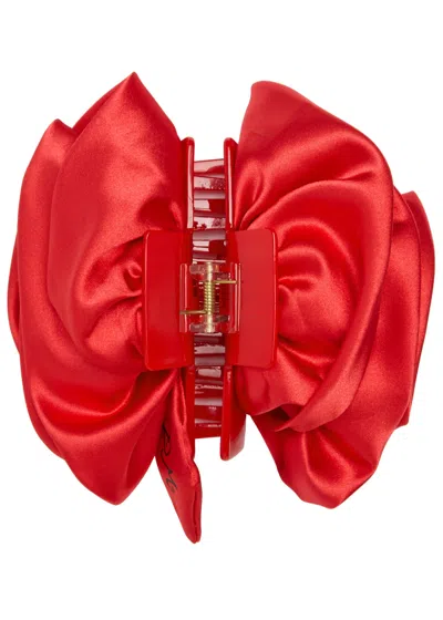 Damson Madder Rose Satin Hair Clip