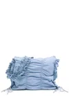 Damson Madder Ruched Shell Shoulder Bag