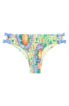 Damson Madder Shirred Bow Bikini Bottoms
