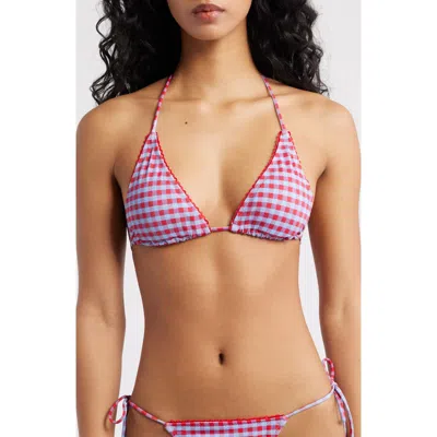 Damson Madder Tie Side Bikini Bottoms In Multi