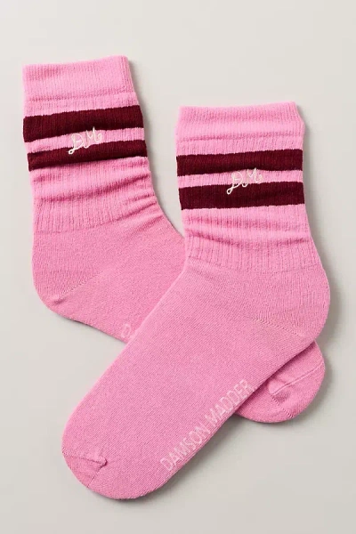 Damson Madder Sporty Socks In Multicolor