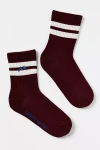 Damson Madder Sporty Socks In Red