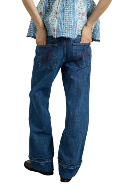 Damson Madder Sylvie Selvedge Jeans In Blue