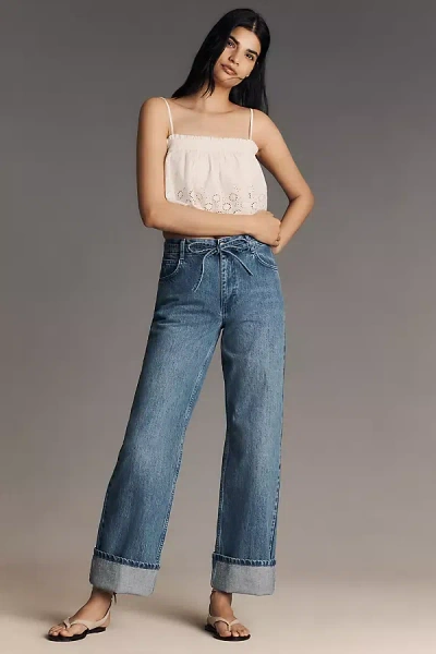 Damson Madder Sylvie Tie Jeans In Blue