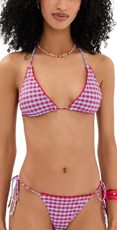 Damson Madder Side Tie Bikini Bottoms In Multi