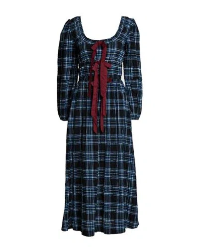 Damson Madder Woman Maxi Dress Midnight Blue Size 2 Organic Cotton