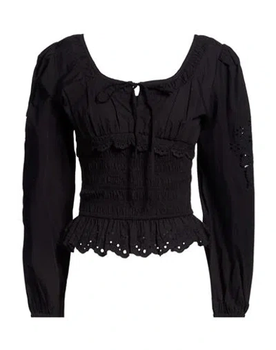 Damson Madder Woman Top Black Size 4 Organic Cotton