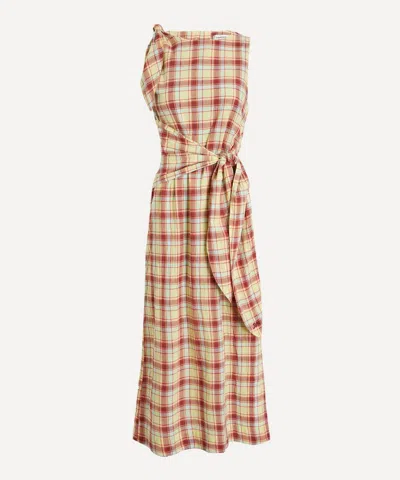 Damson Madder Estelle Midi Dress In Multi