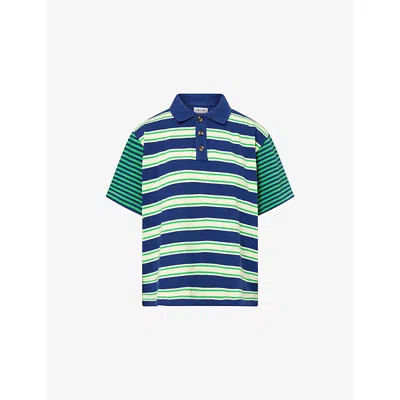 Damson Madder Zia Rugby Mix Stripe Shirt Multi