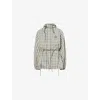 Damson Madder Womens Multi Liu Check-pattern Woven Raincoat In Multi