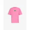 Damson Madder Salad Crewneck Boyfriend Tee In Pink