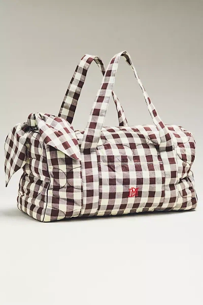 Damson Madder X Anthropologie Exclusive Cotton Quilted Weekender Bag In Multi