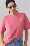 Damson Madder X Anthropologie Summer From The Sea Oversized Graphic Tee In Pink