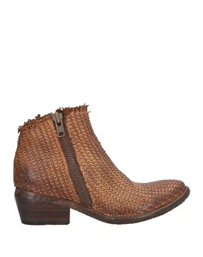 Damy Woman Ankle Boots Beige Size 6 Leather