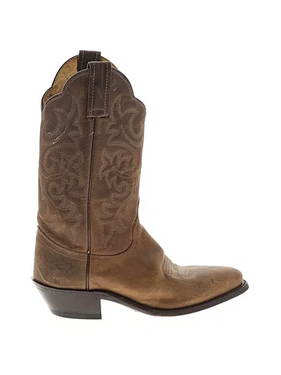 Pre-owned Dan Post Boots In Brown