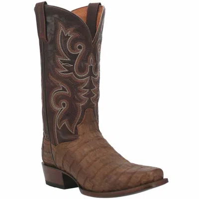 Pre-owned Dan Post Boots Mantle Square Toe Mens Boots Mid Calf - Brown Dp3076