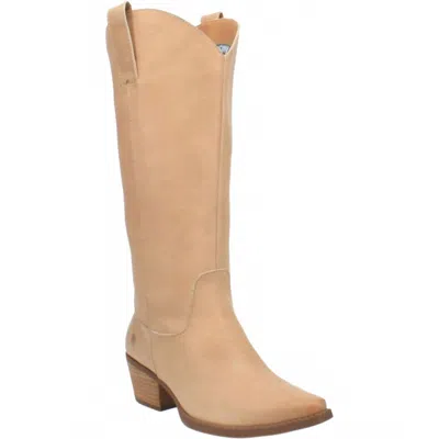 Dan Post Ladie's Western Boot In Burnished Sand