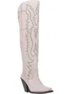 Dan Post Loverly Leather Boot In White In White