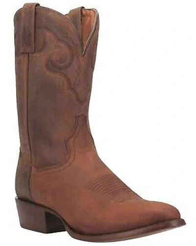 Pre-owned Dan Post Men's 11&quot; Simon Western Boot - Medium Toe Brown 8 D