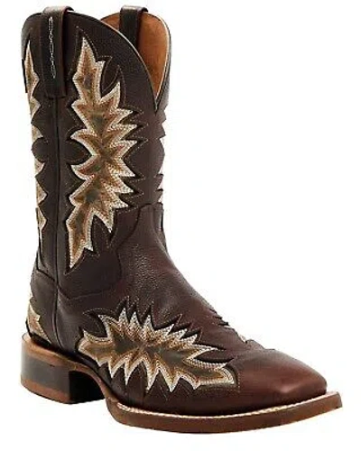 Pre-owned Dan Post Men's 11" Desert Goat Western Performance Boot Broad Square Toe - In Brown