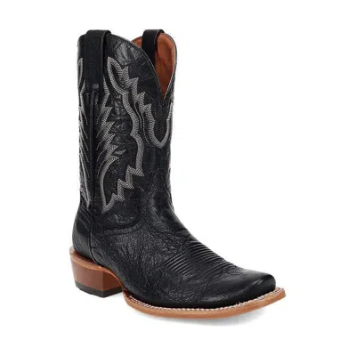 Pre-owned Dan Post Men's Boerne Leather Boot Dp5025 In Black