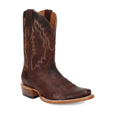 Pre-owned Dan Post Men's Boerne Leather Boot Dp5026 In Brown