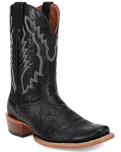 Pre-owned Dan Post Men's Boerne Western Boot - Square Toe - Dp5025 In Black