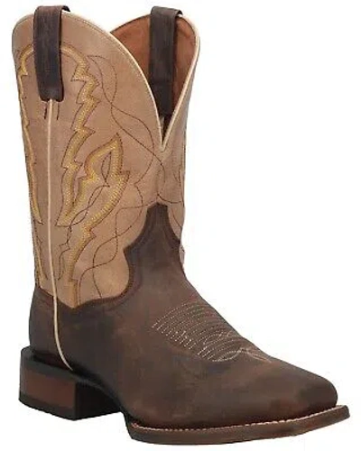 Pre-owned Dan Post Men's Garrison Western Performance Boot - Broad Square Toe - Dp4582 In Brown